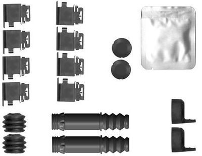 Accessory Kit, disc brake pad TEXTAR 82561100