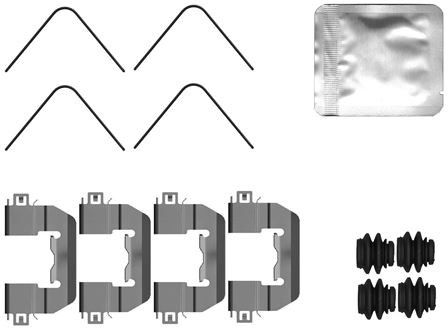 TEXTAR 82561500 Accessory Kit, disc brake pad