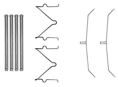Accessory Kit, disc brake pad TEXTAR 82564300