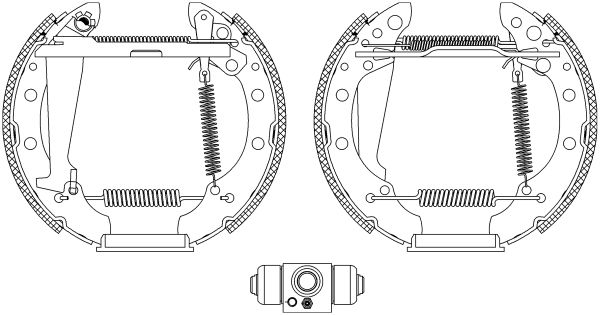 TEXTAR 84044706 Brake Shoe Set