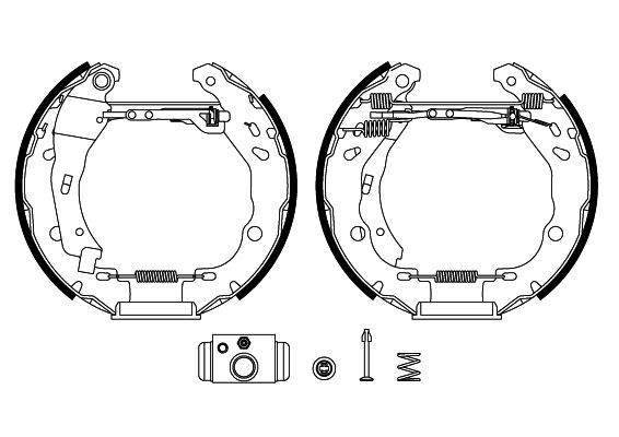 TEXTAR 84083200 Brake Shoe Set