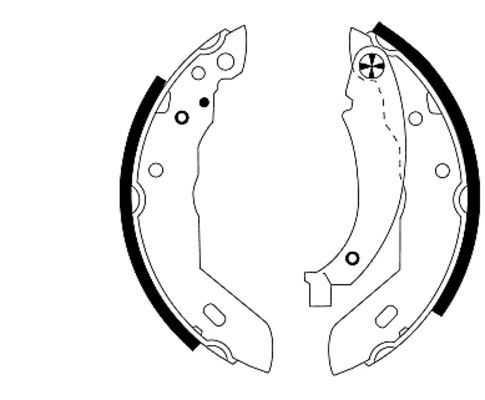 TEXTAR 91031200 Brake Shoe Set