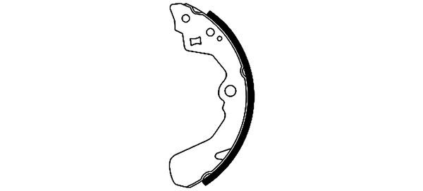 TEXTAR 91039001 Brake Shoe Set