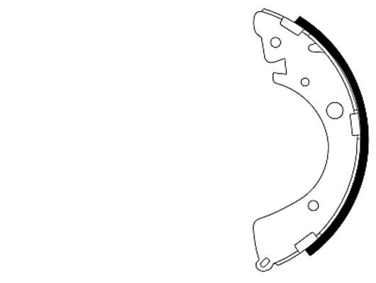 TEXTAR 91039601 Brake Shoe Set