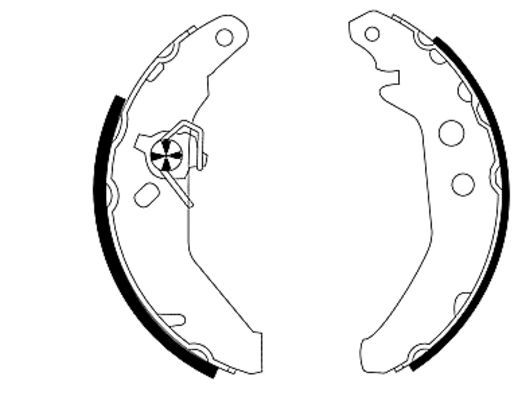 TEXTAR 91041900 Brake Shoe Set
