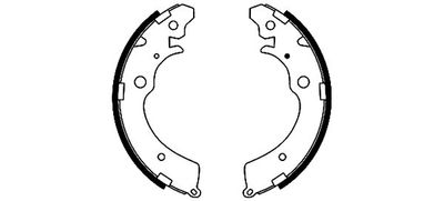 Brake Shoe Set TEXTAR 91042300
