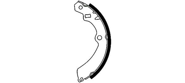TEXTAR 91042800 Brake Shoe Set