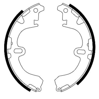 TEXTAR 91043100 Brake Shoe Set