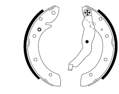 TEXTAR 91044000 Brake Shoe Set