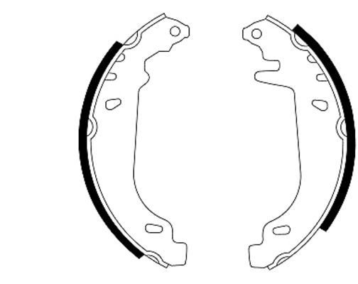 TEXTAR 91045200 Brake Shoe Set