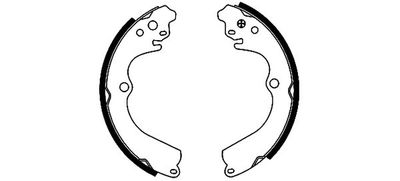 Brake Shoe Set TEXTAR 91045901