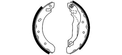 Brake Shoe Set TEXTAR 91046100