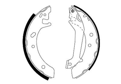 Brake Shoe Set TEXTAR 91046600