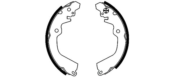 TEXTAR 91047100 Brake Shoe Set