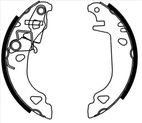 TEXTAR 91049200 Brake Shoe Set