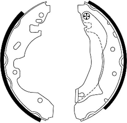 TEXTAR 91049400 Brake Shoe Set