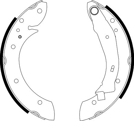 TEXTAR 91052900 Brake Shoe Set