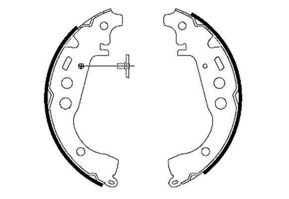 TEXTAR 91053500 Brake Shoe Set