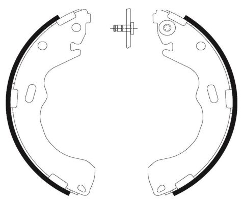 TEXTAR 91055500 Brake Shoe Set