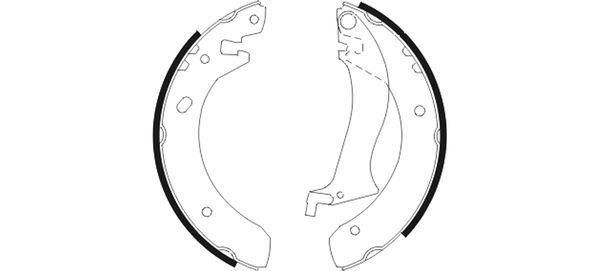 TEXTAR 91055600 Brake Shoe Set