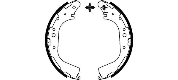 TEXTAR 91056200 Brake Shoe Set