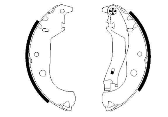 TEXTAR 91059900 Brake Shoe Set