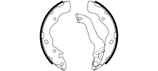 TEXTAR 91061700 Brake Shoe Set