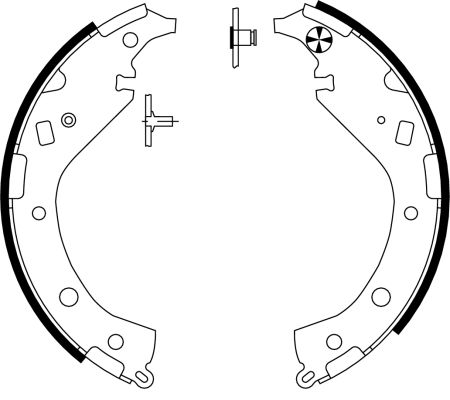 TEXTAR 91063100 Brake Shoe Set