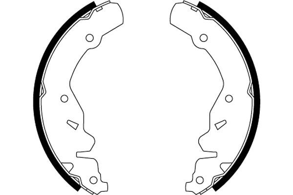TEXTAR 91064200 Brake Shoe Set