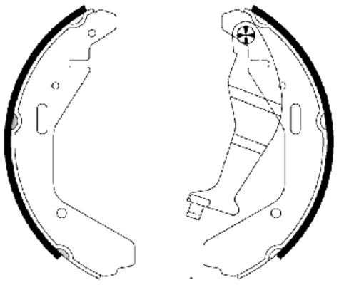 TEXTAR 91065200 Brake Shoe Set