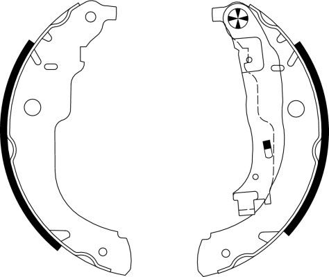 TEXTAR 91067200 Brake Shoe Set