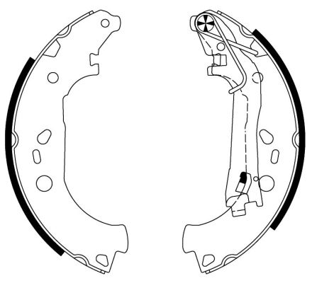 TEXTAR 91067600 Brake Shoe Set