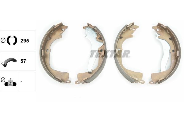 TEXTAR 91078700 Brake Shoe Set