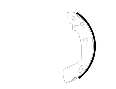 Brake Shoe Set TEXTAR 91082200
