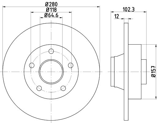 TEXTAR 92131600 Brake Disc