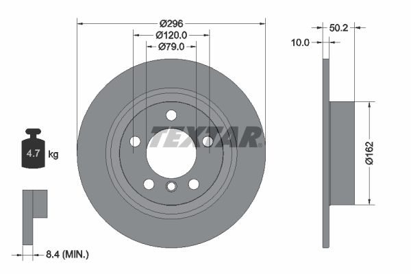 TEXTAR 92294003 Brake Disc