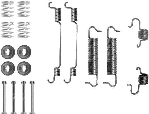 TEXTAR 97014600 Accessory Kit, brake shoes