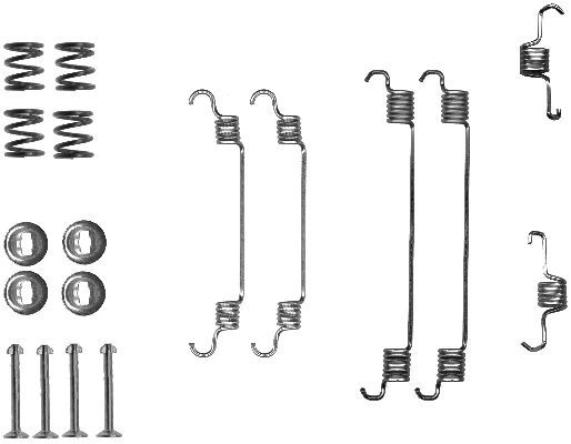 TEXTAR 97032000 Accessory Kit, brake shoes