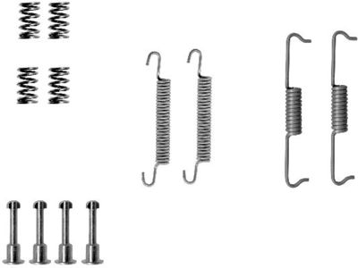 Accessory Kit, parking brake shoes TEXTAR 97032200