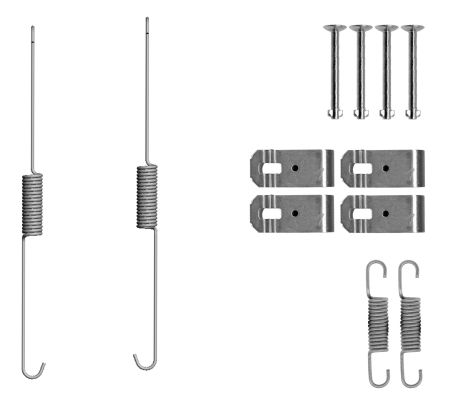 TEXTAR 97033400 Accessory Kit, brake shoes