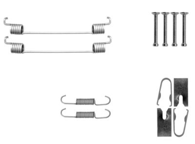 Accessory Kit, brake shoes TEXTAR 97048600