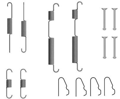 TEXTAR 97049500 Accessory Kit, brake shoes