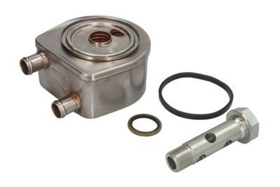Oil Cooler, engine oil THERMOTEC D4AG017TT