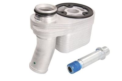 Oil Cooler, engine oil THERMOTEC D4E001TT