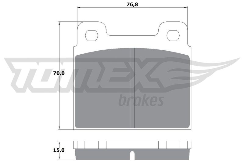 TOMEX Brakes TX 10-18 Brake Pad Set, disc brake