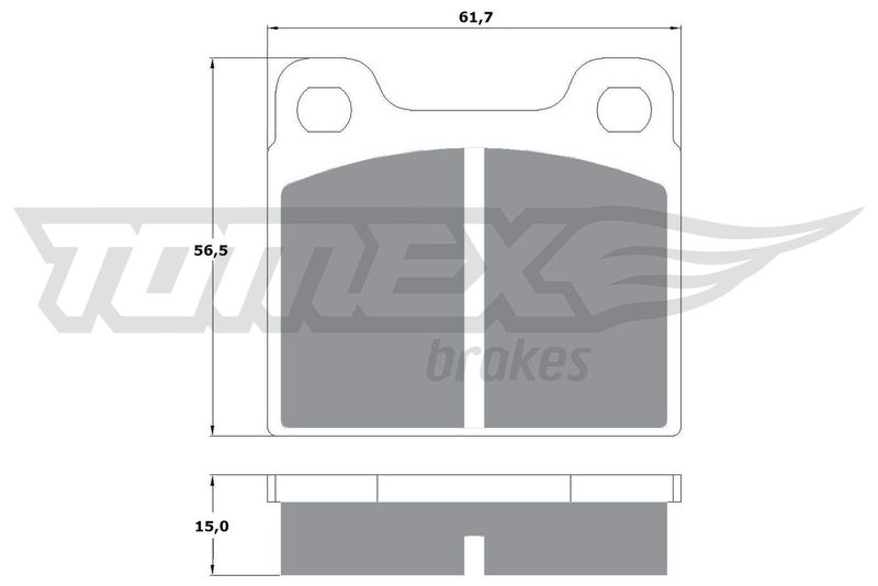 TOMEX Brakes TX 10-19 Brake Pad Set, disc brake