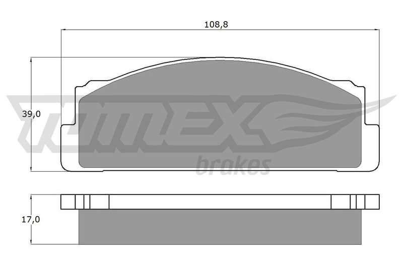 TOMEX Brakes TX 10-23 Brake Pad Set, disc brake