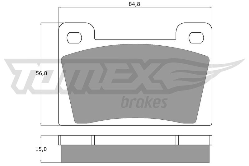 TOMEX Brakes TX 10-26 Brake Pad Set, disc brake