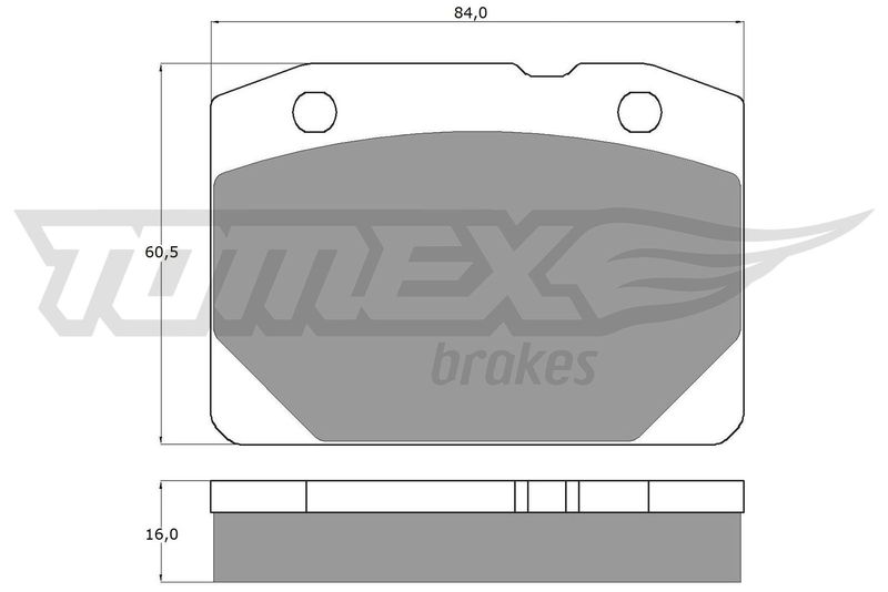 TOMEX Brakes TX 10-31 Brake Pad Set, disc brake