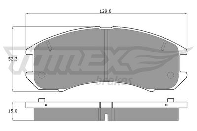 Brake Pad Set, disc brake TOMEX Brakes TX 10-561